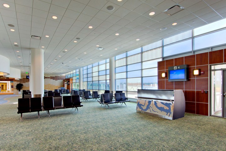Gate 4 at SGF Airport Inside Terminal