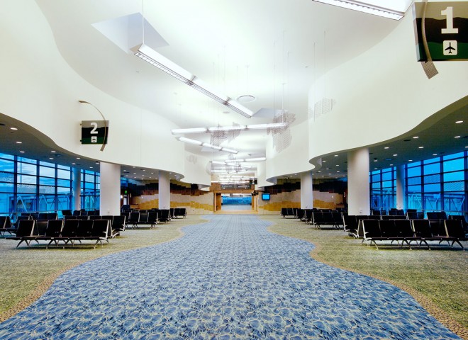 Gate 1 and Gate 2 at SGF Airport inside Terminal